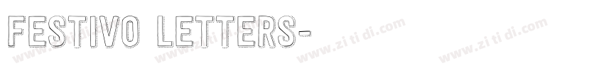 Festivo Letters字体转换 Festivo Letters字体转换